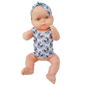BEBE PLASTISOL CUERPO PLASTICO C/ROPA GRANDE
