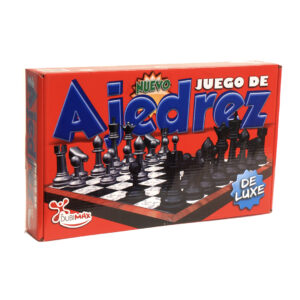 AJEDREZ DE LUJO EN CAJA -TERM. C/ TABLERO PLAST.